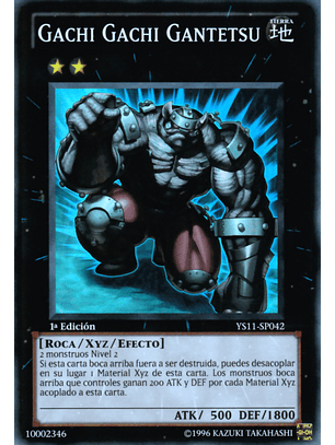 Gachi Gachi Gantetsu - YS11-EN042 - Super Rare (jugado)