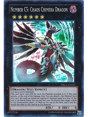 Number C5: Chaos Chimera Dragon - DRLG-EN043 - Super Rare 