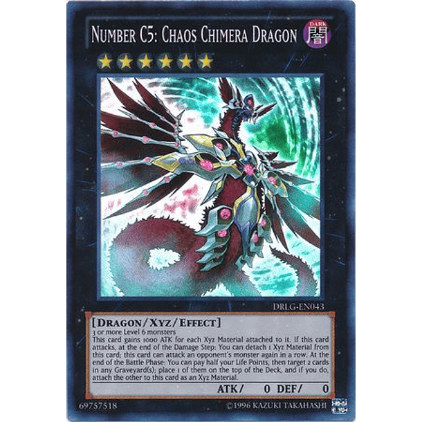 Number C5: Chaos Chimera Dragon - DRLG-EN043 - Super Rare 