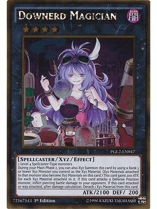 Downerd Magician - PGL2-EN047 - Gold Rare
