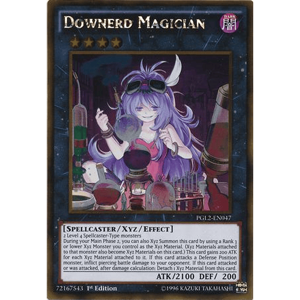 Downerd Magician - PGL2-EN047 - Gold Rare