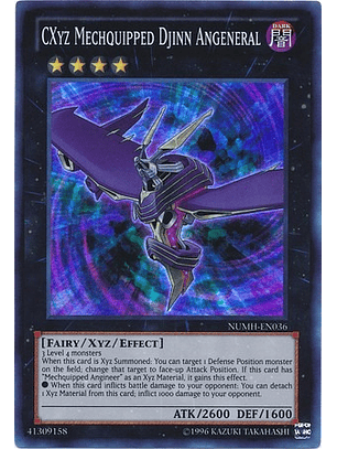 CXyz Mechquipped Djinn Angeneral - NUMH-EN036 - Super Rare 