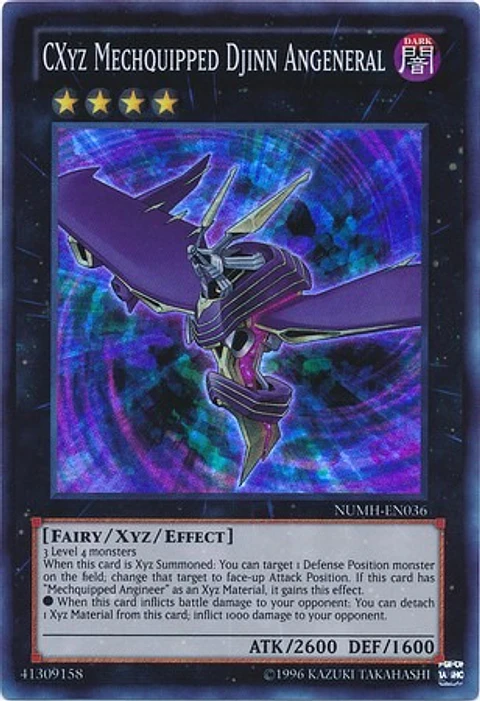 CXyz Mechquipped Djinn Angeneral - NUMH-EN036 - Super Rare 