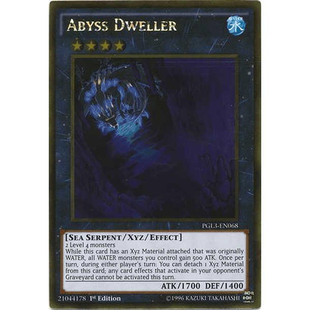 Abyss Dweller - PGL3-EN068 - Gold Rare 