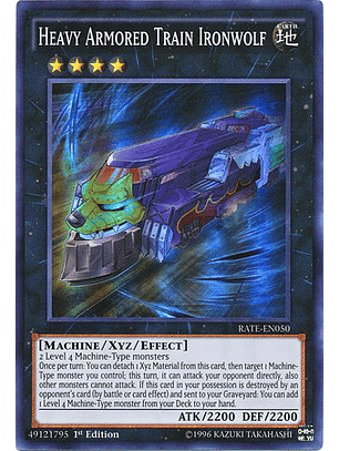 Heavy Armored Train Ironwolf - RATE-EN050 - Super Rare