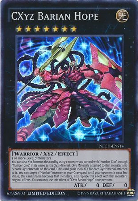 CXyz Barian Hope - NECH-ENS14 - Super Rare