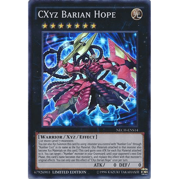 CXyz Barian Hope - NECH-ENS14 - Super Rare