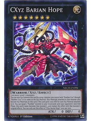 CXyz Barian Hope - NECH-EN096 - Super Rare