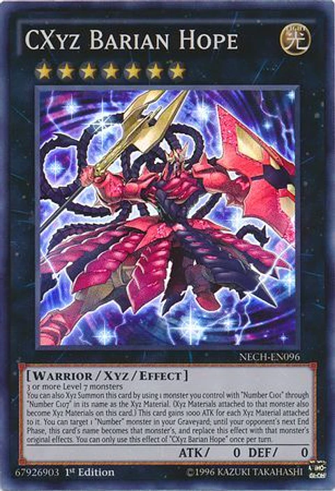 CXyz Barian Hope - NECH-EN096 - Super Rare
