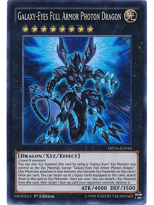 Galaxy-Eyes Full Armor Photon Dragon - MP16-EN044 - Super Rare