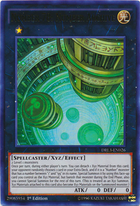 Number 78: Number Archive - DRL3-EN026 - Ultra Rare