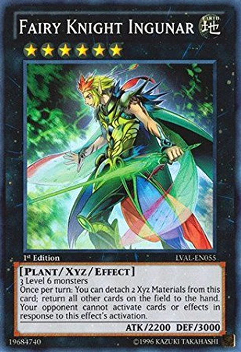 Fairy Knight Ingunar - LVAL-EN055 - Super Rare