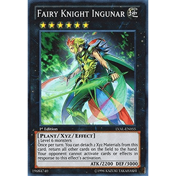 Fairy Knight Ingunar - LVAL-EN055 - Super Rare