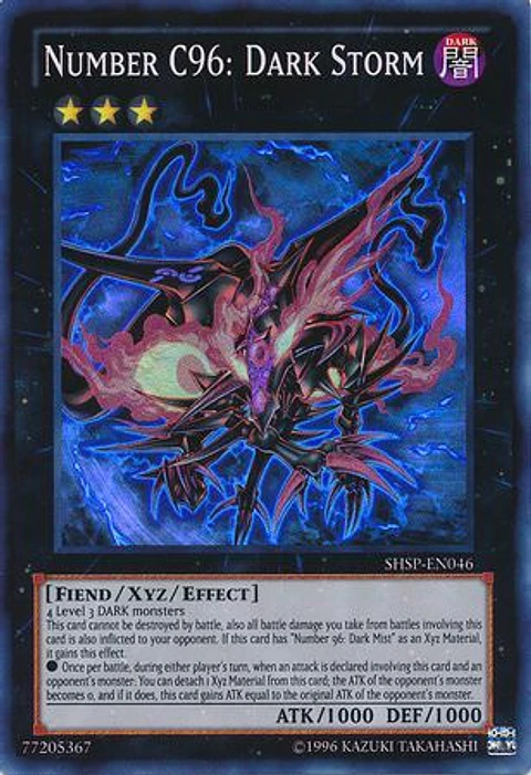 Number C96: Dark Storm - SHSP-EN046 - Super Rare