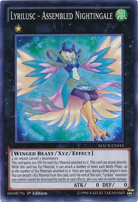 Lyrilusc - Assembled Nightingale - MACR-EN043 - Super Rare