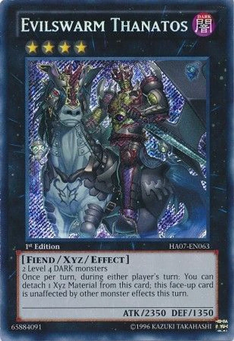 Evilswarm Thanatos - HA07-EN063 - Secret Rare