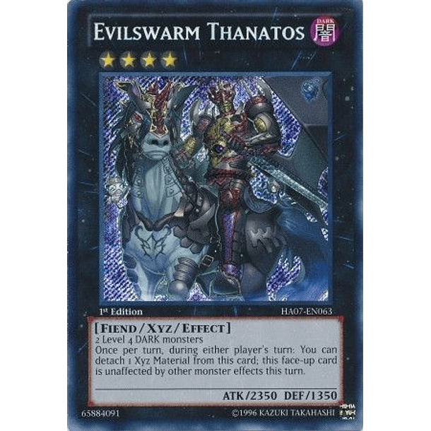 Evilswarm Thanatos - HA07-EN063 - Secret Rare