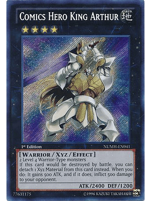 Comics Hero King Arthur - NUMH-EN041 - Secret Rare