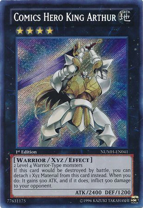 Comics Hero King Arthur - NUMH-EN041 - Secret Rare