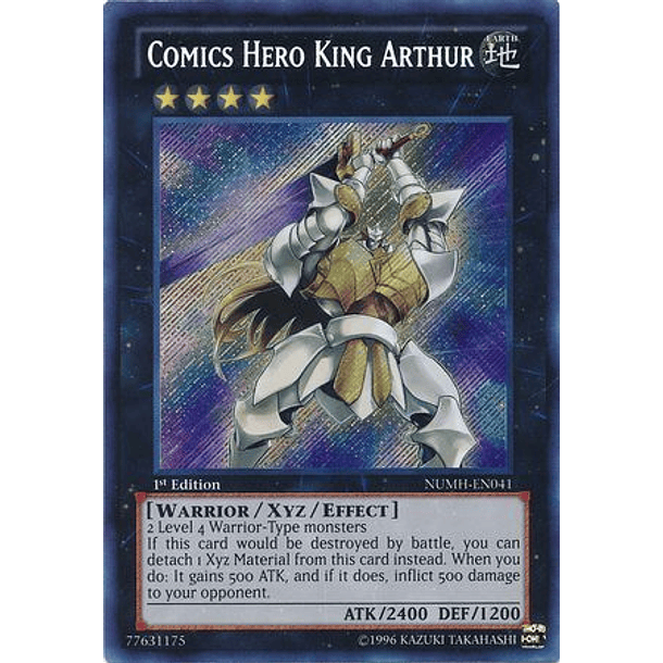 Comics Hero King Arthur - NUMH-EN041 - Secret Rare