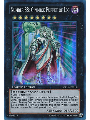 Number 88: Gimmick Puppet of Leo - CT10-EN013 - Super Rare