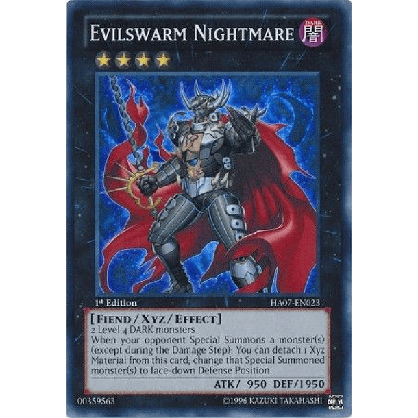 Evilswarm Nightmare - HA07-EN023 - Super Rare 