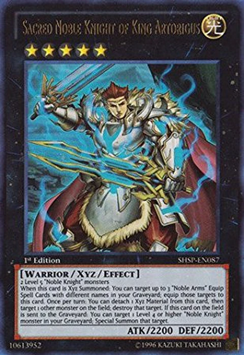 Sacred Noble Knight of King Artorigus - SHSP-EN087 - Ultra Rare