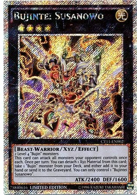Bujintei Susanowo - CT11-EN002 - Platinum Secret Rare