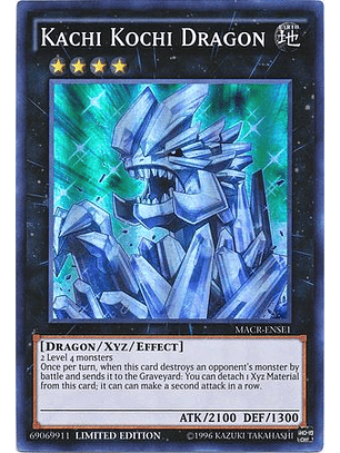 Kachi Kochi Dragon - MACR-ENSE1 - Super Rare Limited Edition