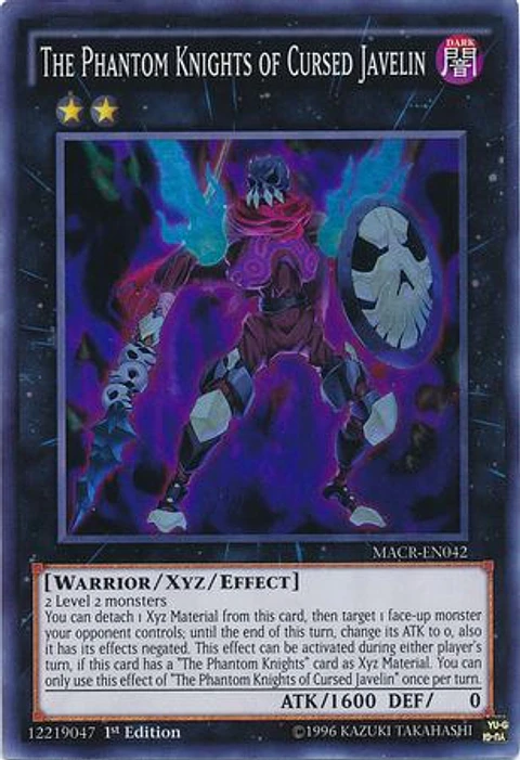 The Phantom Knights of Cursed Javelin - MACR-EN042 - Super Rare 