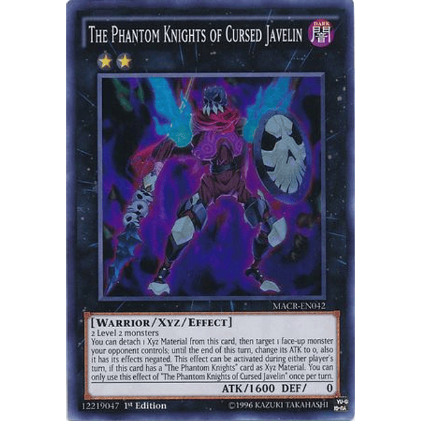 The Phantom Knights of Cursed Javelin - MACR-EN042 - Super Rare 