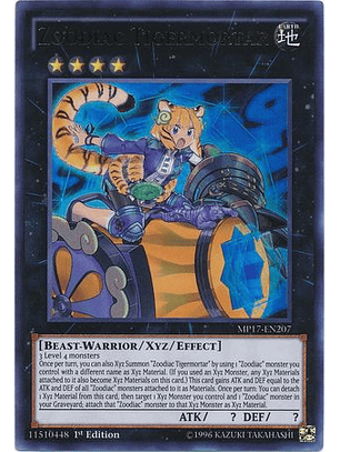Zoodiac Tigermortar - MP17-EN207 - Ultra Rare