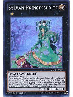 Sylvan Princessprite - MACR-EN093 - Super Rare 