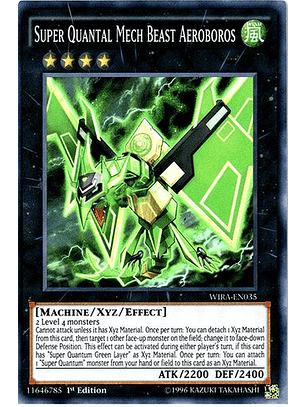 Super Quantal Mech Beast Aeroboros - WIRA-EN035 - Super Rare
