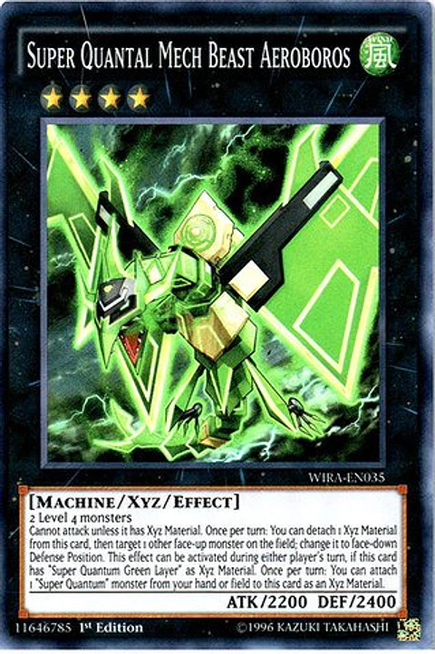 Super Quantal Mech Beast Aeroboros - WIRA-EN035 - Super Rare