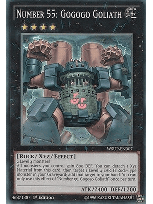 Number 55: Gogogo Goliath - WSUP-EN007 - Super Rare 