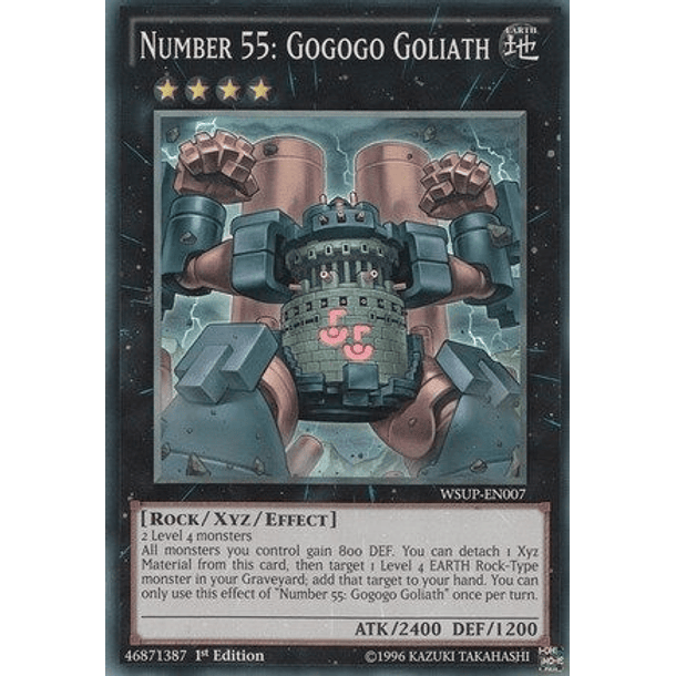 Number 55: Gogogo Goliath - WSUP-EN007 - Super Rare 