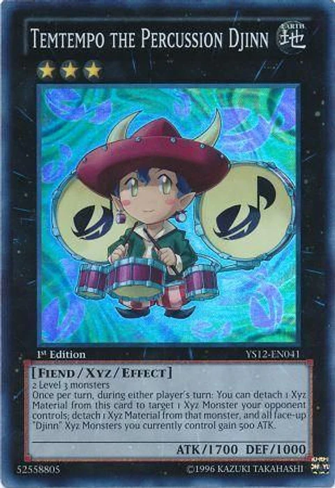 Temtempo the Percussion Djinn - YS12-EN041 - Super Rare