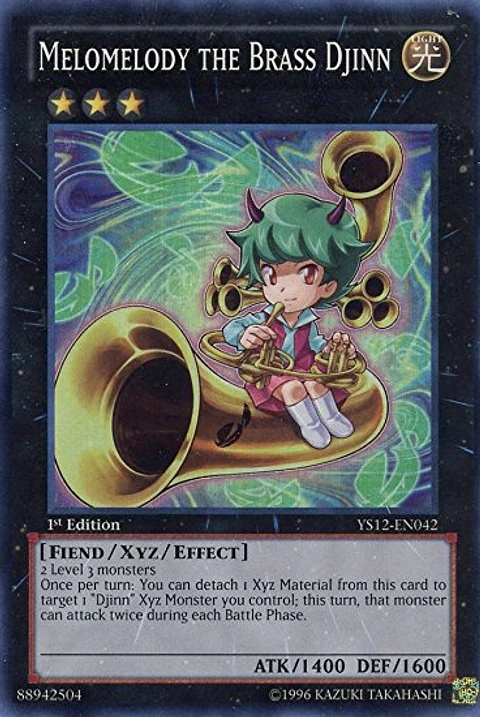 Melomelody the Brass Djinn - YS12-EN042 - Super Rare