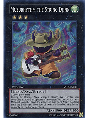Muzurhythm the String Djinn - YS12-EN040 - Super Rare