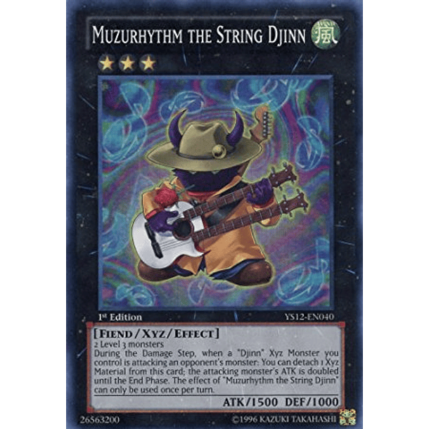 Muzurhythm the String Djinn - YS12-EN040 - Super Rare