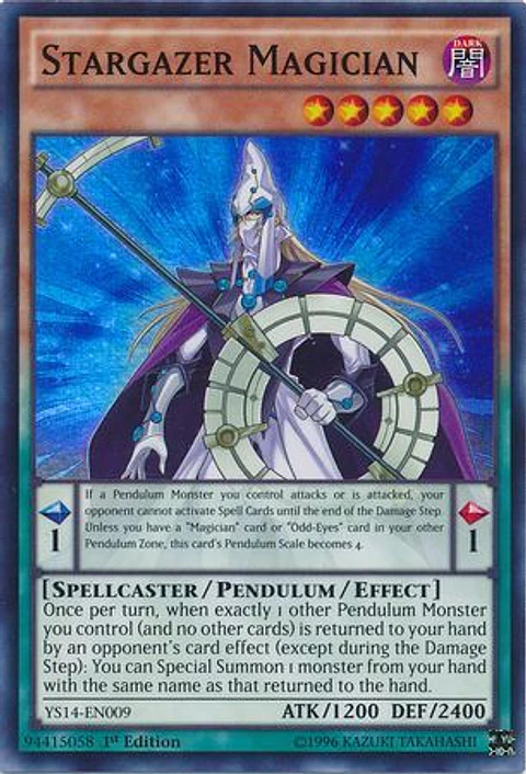 Stargazer Magician - YS14-EN009 - Super Rare