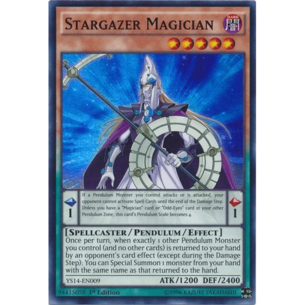 Stargazer Magician - YS14-EN009 - Super Rare