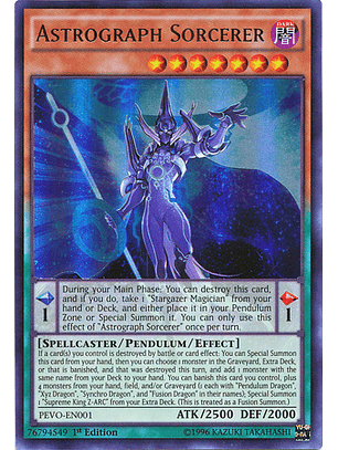 Astrograph Sorcerer - PEVO-EN001 - Ultra Rare