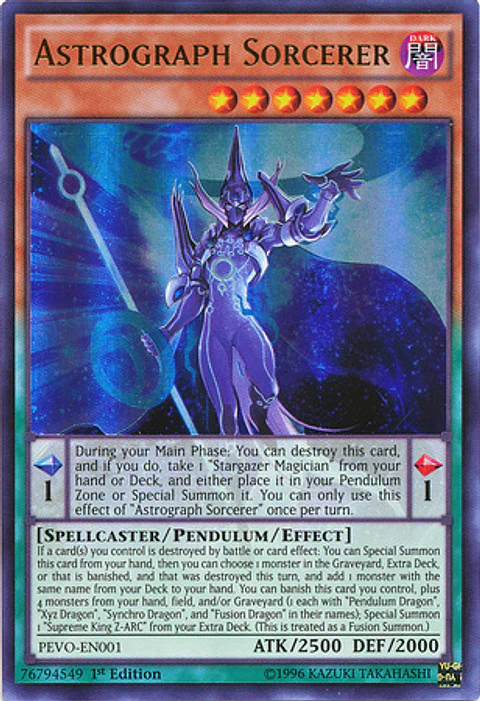 Astrograph Sorcerer - PEVO-EN001 - Ultra Rare