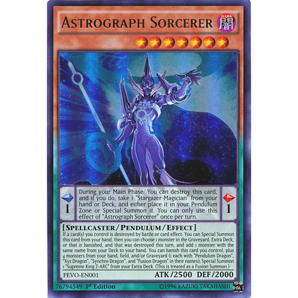 Astrograph Sorcerer - PEVO-EN001 - Ultra Rare
