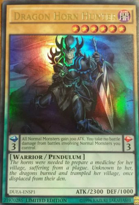 Dragon Horn Hunter - DUEA-ENSP1 - Ultra Rare Limited Edition (español)