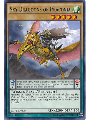 Sky Dragoons of Draconia- CORE-ENSP1- Ultra Rare Limited  (español)