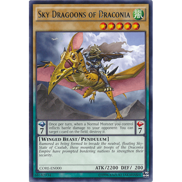 Sky Dragoons of Draconia- CORE-ENSP1- Ultra Rare Limited  (español)