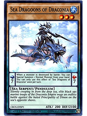 Sea Dragons of Draconia- CROS-ENSP1- Ultra Rare Limited 